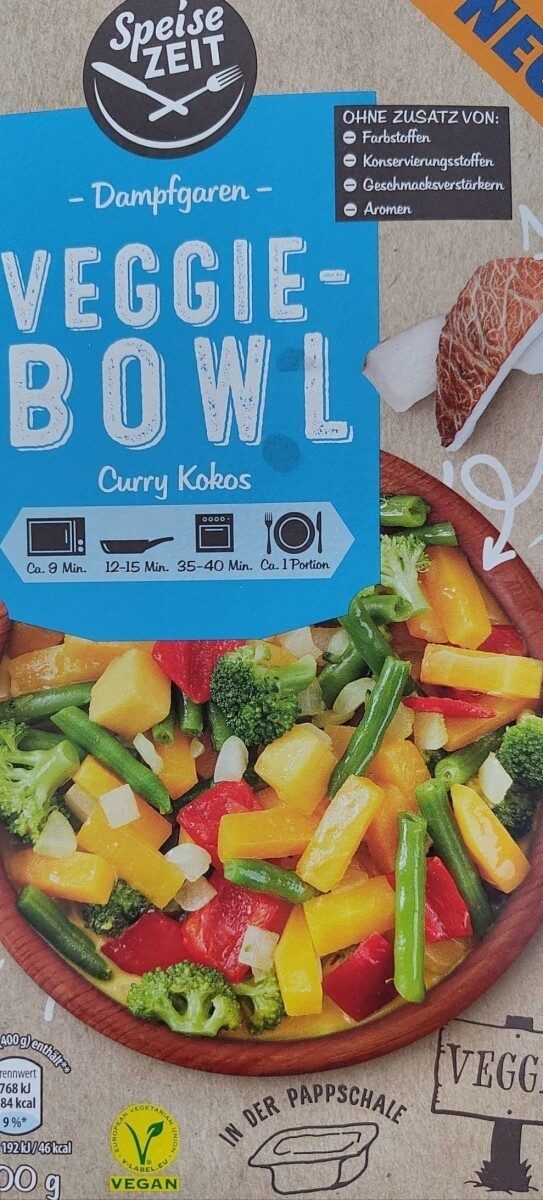 Veggie Bowl Curry Kokos - Producte - de