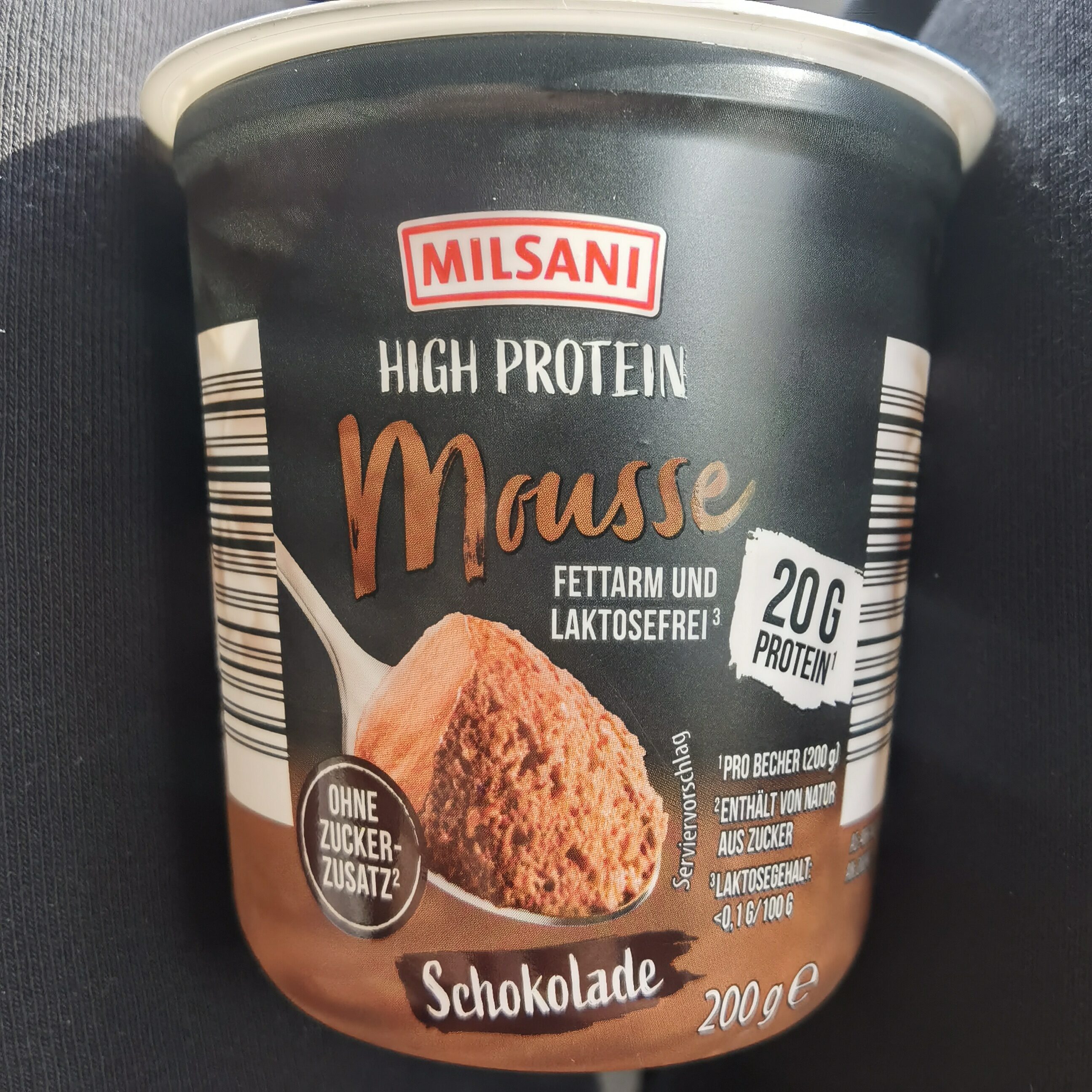High-Protein-Mousse - Schokolade - Produkt