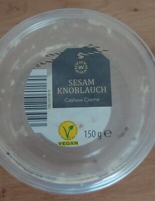 Sesam Knoblauch Cashew Creme - Produkt