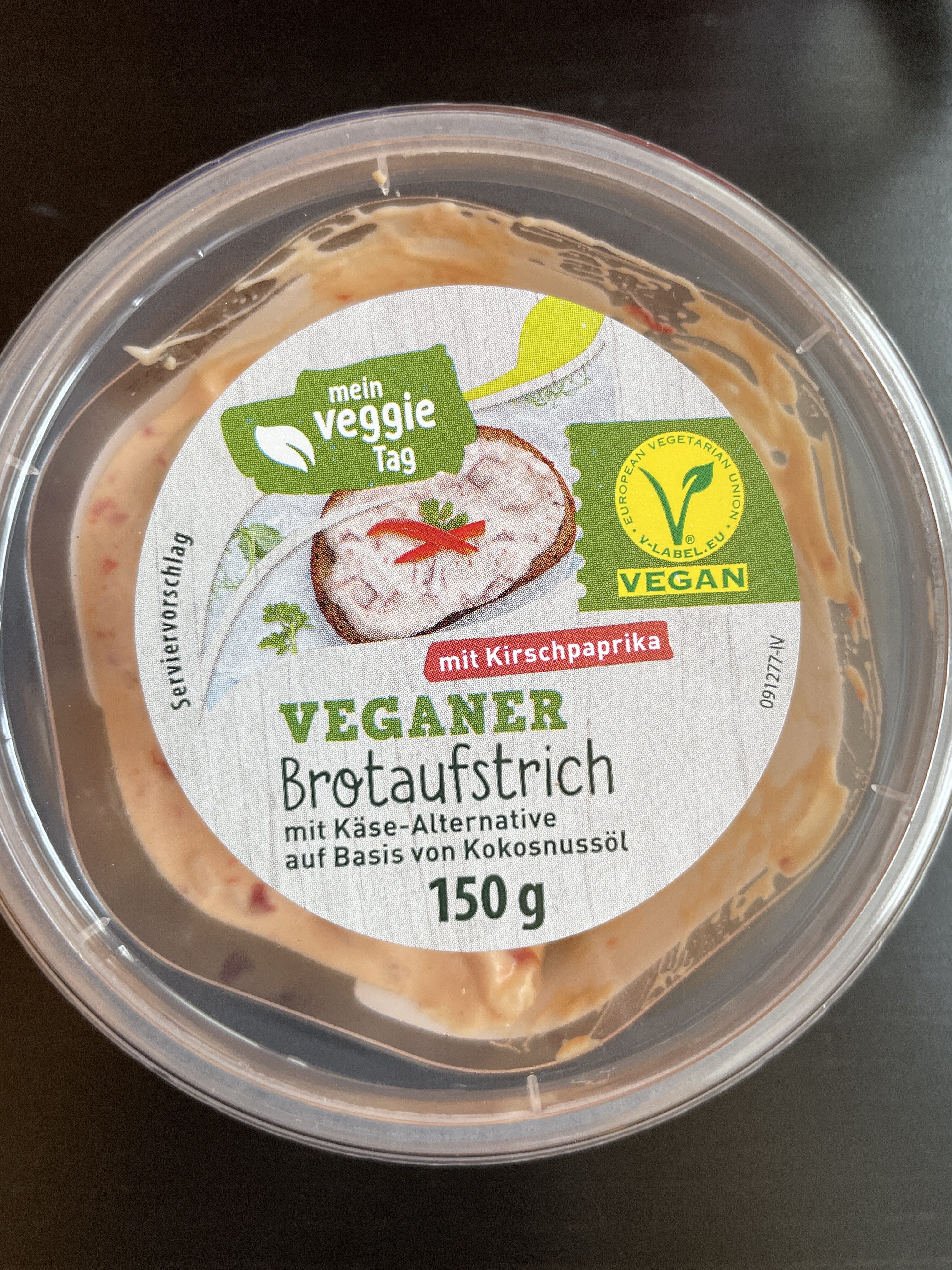 veganer Brotaufstrich mit Kirschpaprika - Produkt