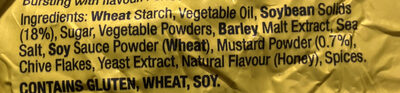 soy crisps honey mustard - Ingredients