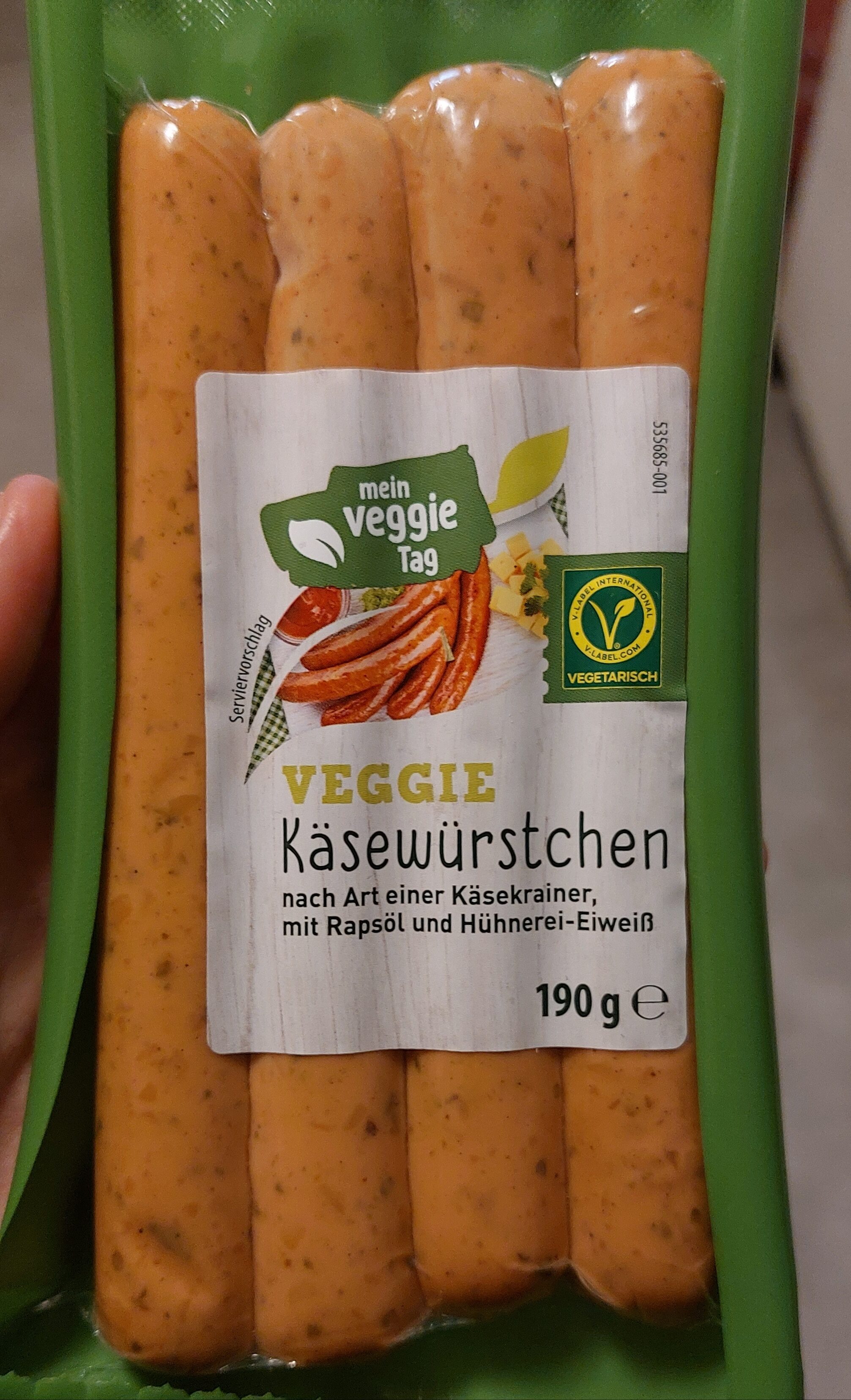 Veggie Käsewürstchen - Produkt