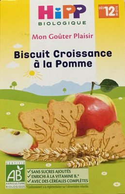 Mon Goûter Plaisir - Biscuit Croissance à la Pomme - Produit
