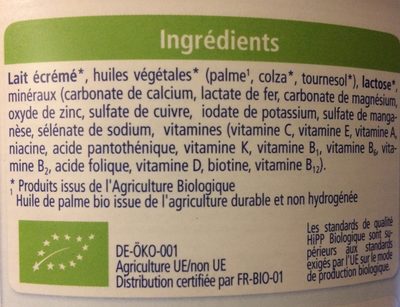 Combiotic - Lait de croissance 3 - Ingredienser - fr