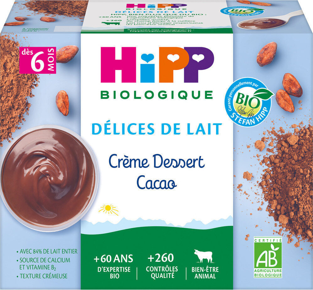 Délices de lait - Crème dessert Cacao - نتاج - fr