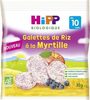 Sachet Galettes De Riz à La Myrtille Hipp 30G + - Producto