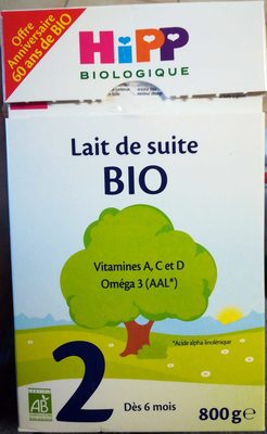 Lait de suite Bio 2 - Producto - fr