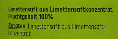 Limettensaft - Ingrediënten - de