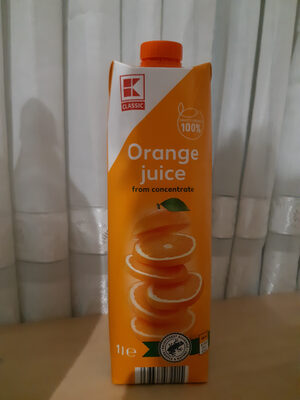 Сок от портокал от концентрат - Product