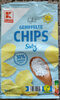 Geriffelte Chips Salz light - نتاج