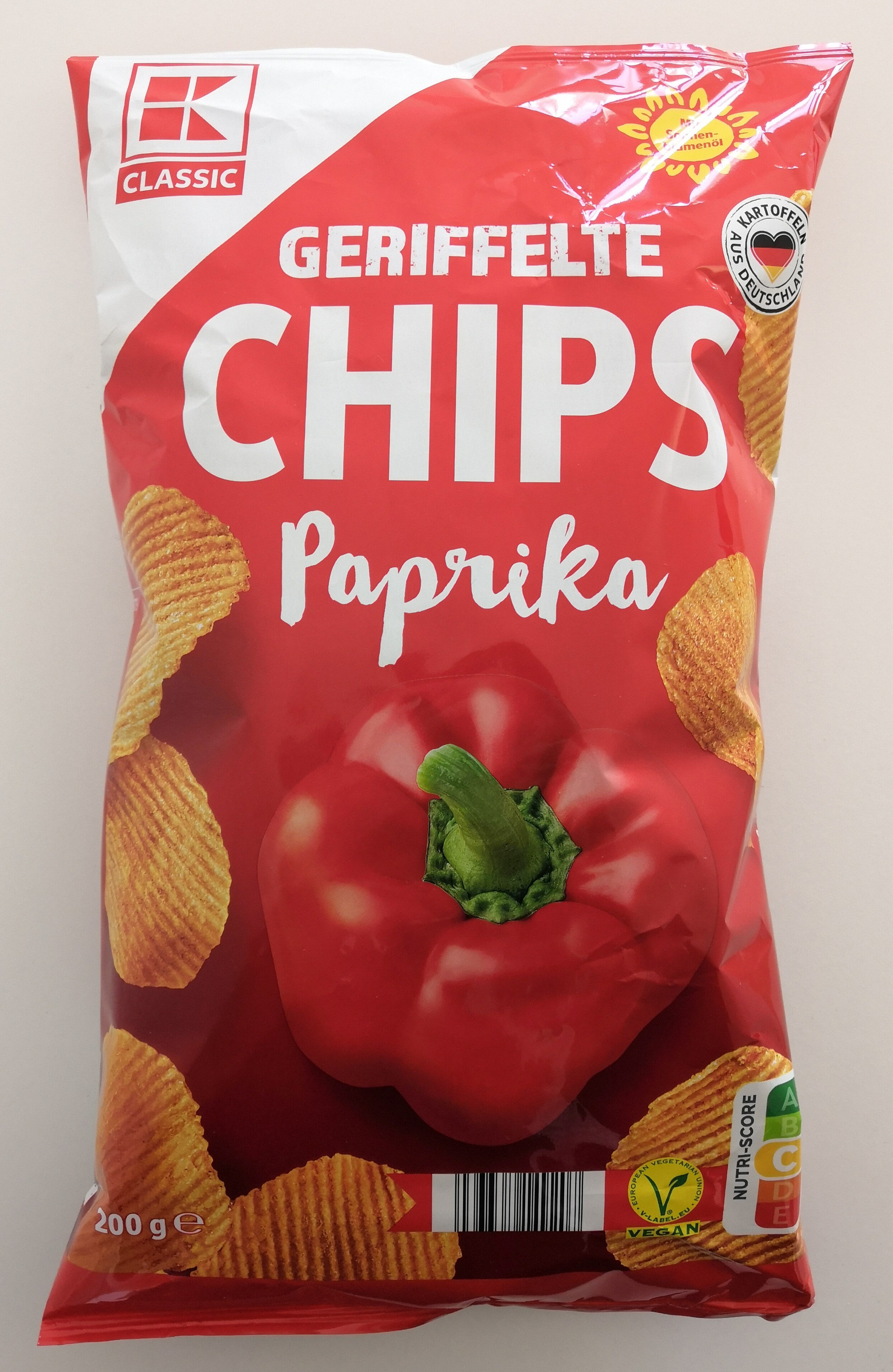 geriffelte Chips Paprika - Produkt - de
