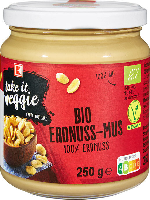 K-take it veggie Erdnussmus - Produkt - de