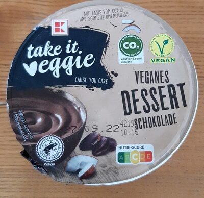 Veganes Dessert Schokolade - Produkt - cs