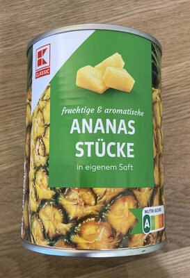 Ananasstücke im eigenen Saft - Produkt