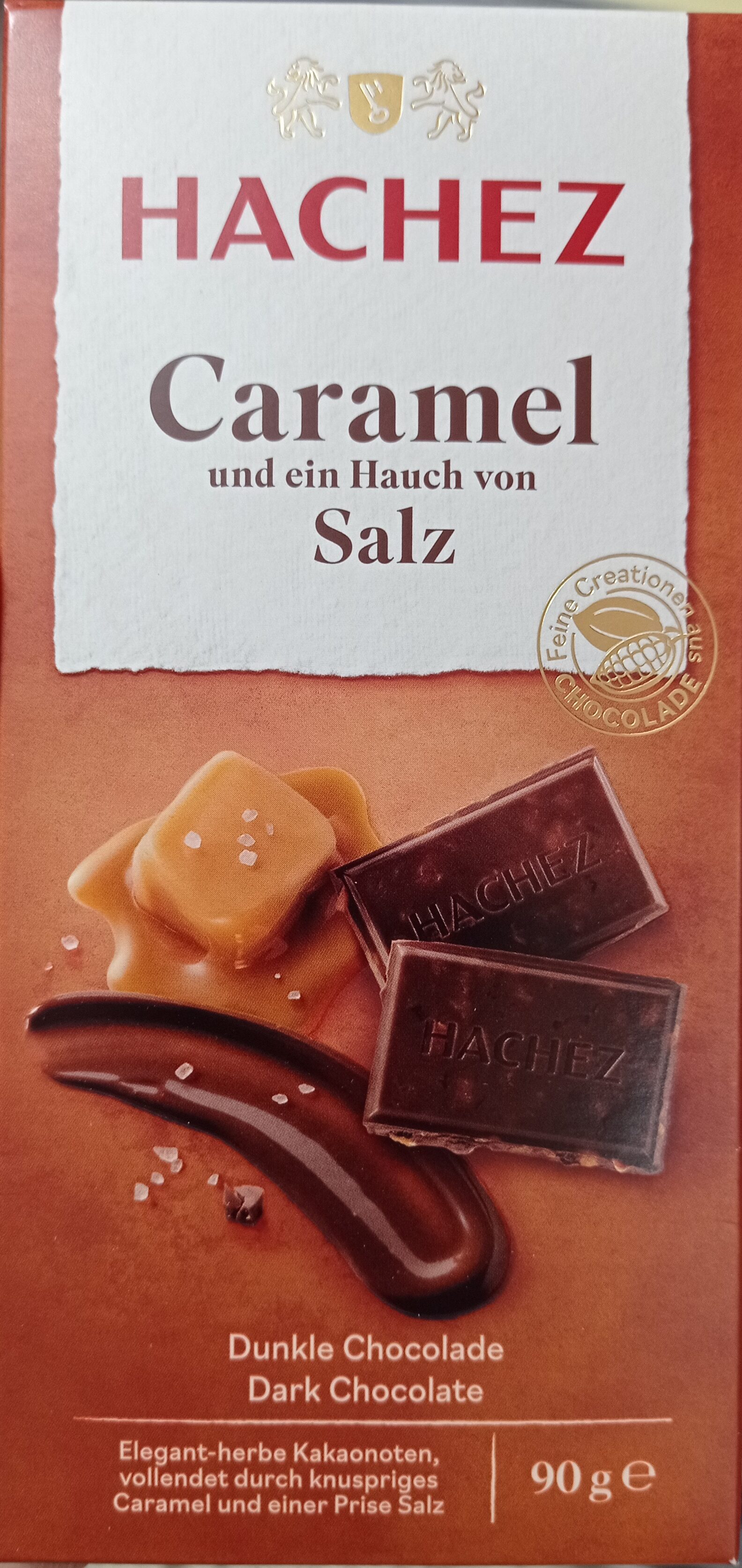 Caramel Salz dunkle chocolade - Produkt