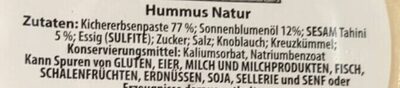 Hummus Natur - Zutaten