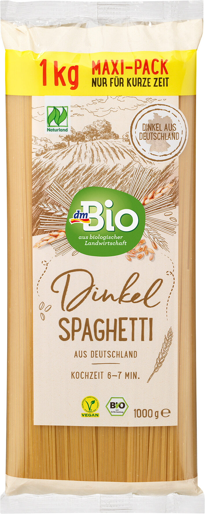 Dinkel Spaghetti aus Deutschland - Produkt
