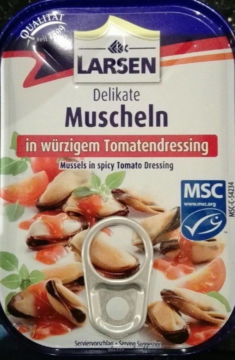 Muscheln in würzigem Tomatendressing - Produkt