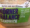 Körner Balance Sandwich - Product