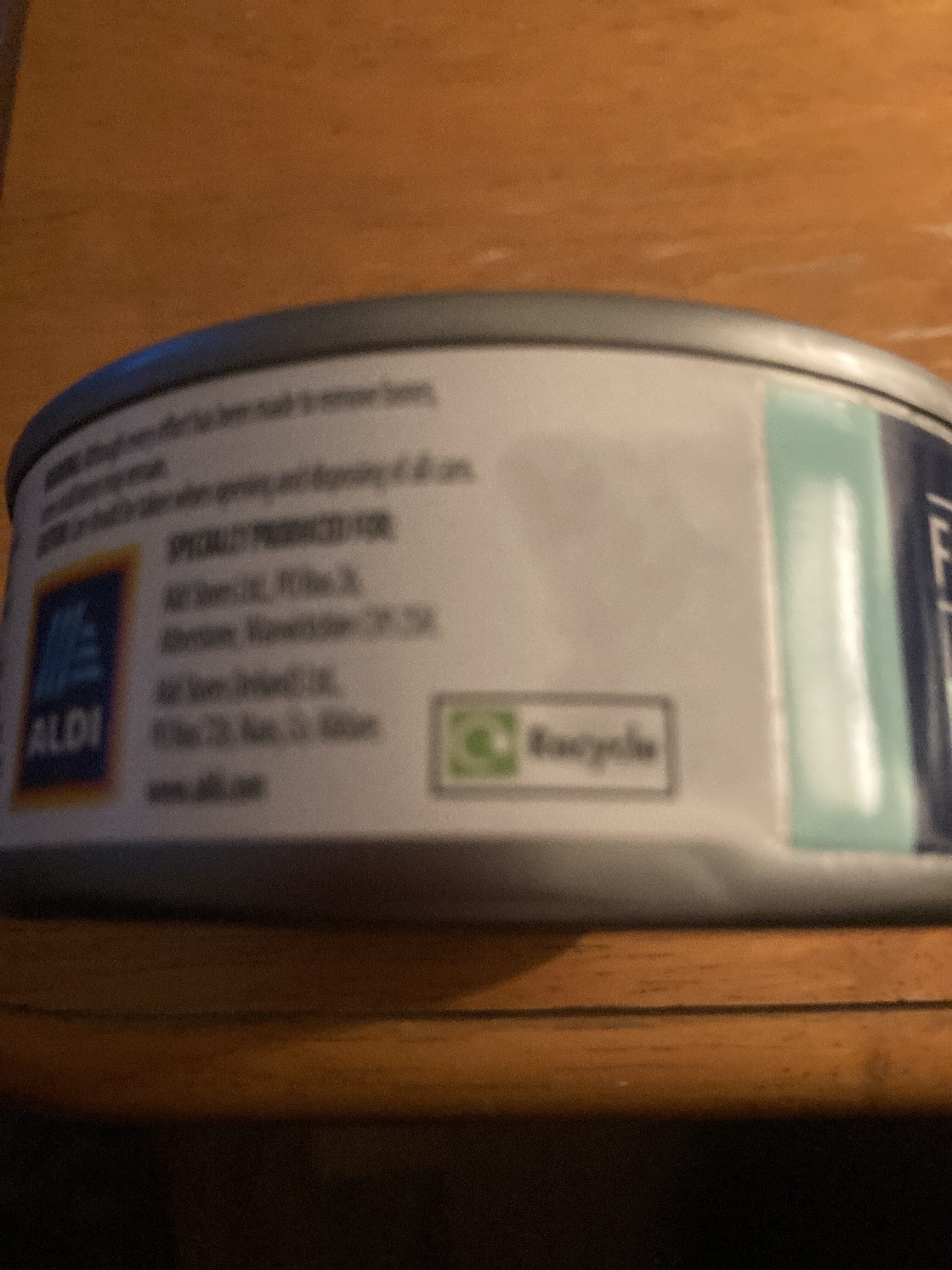 Tuna chunks in brine - Recycling instructions and/or packaging information