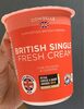 British single fresh cream - Product