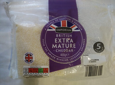 Calories in Emporium British Extra Mature Cheddar