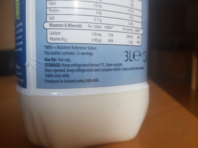 fresh milk - Ingredients