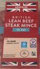 British lean beef steak mince - Producto