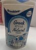 Greek style natural yoghurt - Produit