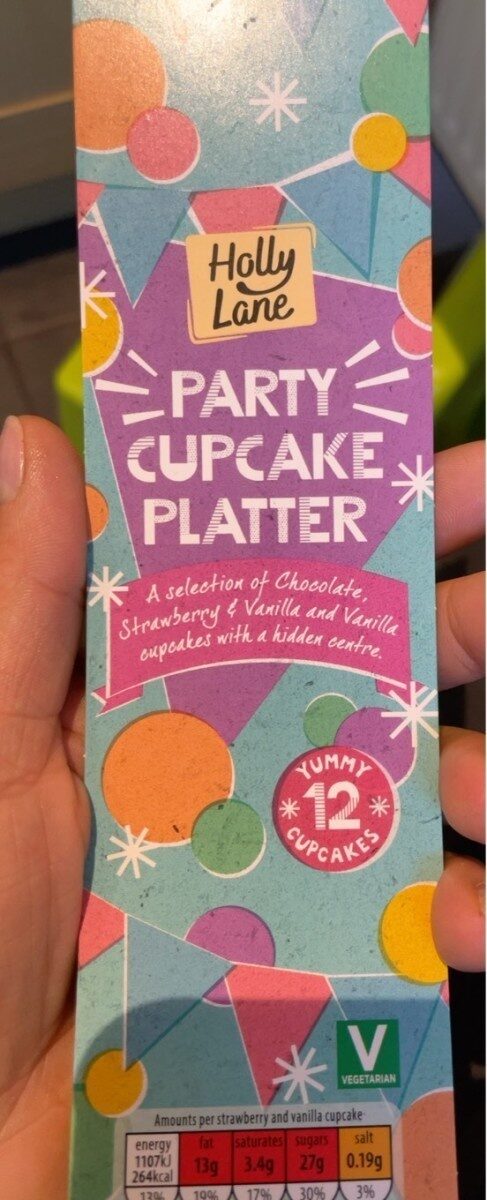 Party cupcake platter - نتاج - en