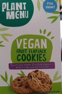 Plant Menu Vegan Fruit Flapjack Cookies - Product