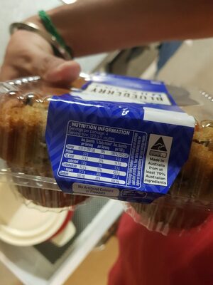 aldi muffins blueberry - Ingredients
