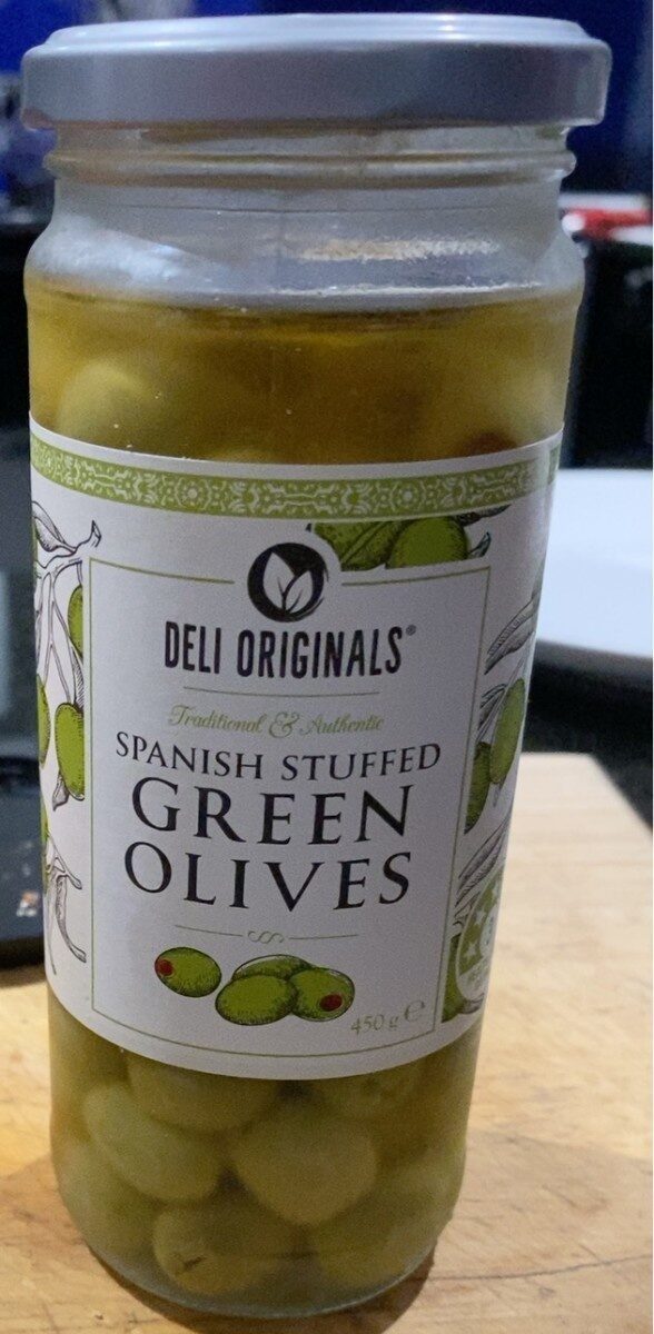 Spanish Stuffed Green Olives - Product