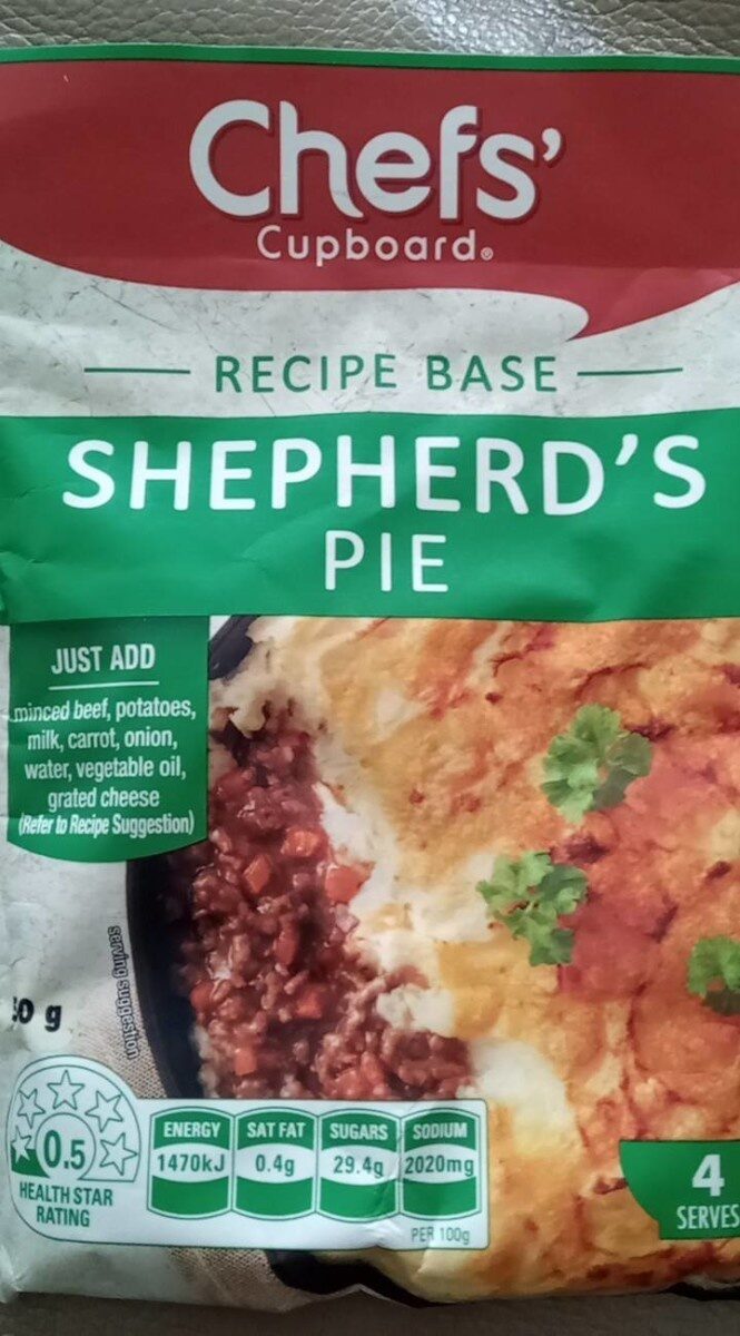 Shepherds Pie Recipe Base - Product