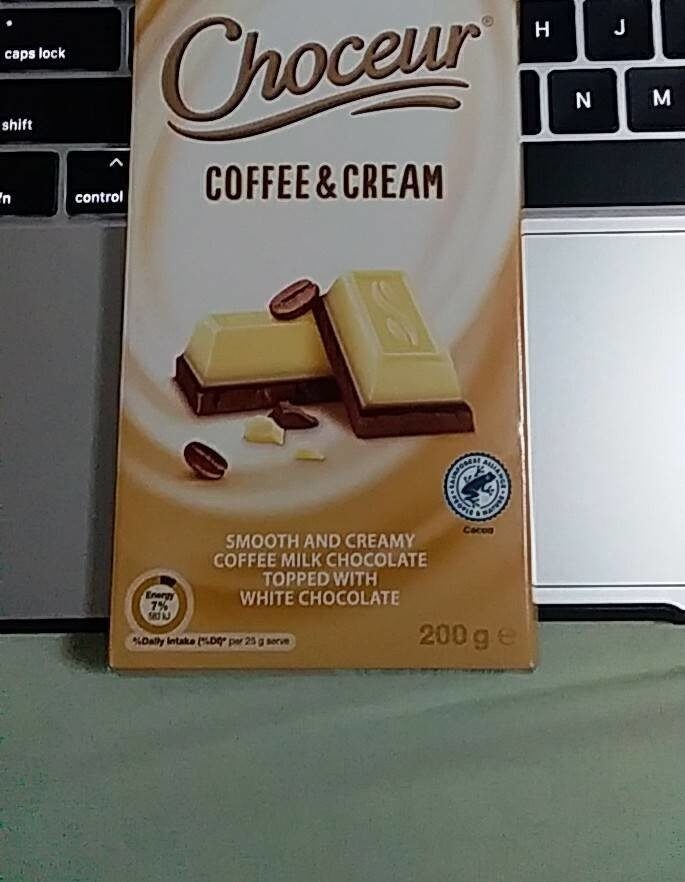 Coffee and Cream Choclate - Product