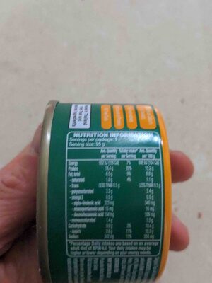 Sweet Chilli and Onion Tuna - Nutrition facts