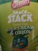 Stacked chips, sour cream and onion - Product