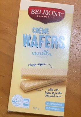 Crème Wafers Vanilla - Product