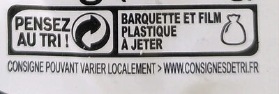 Steaks hachés FB Blonde d'Aquitaine - Instruction de recyclage et/ou informations d'emballage