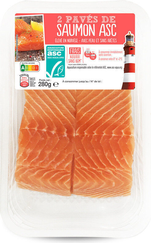 Pavés de saumon ASC - Produit