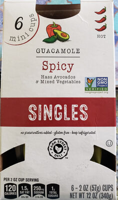guacamole spicy singles - Product