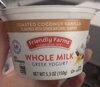 Toasted coconut vanilla greek yogurt - Product