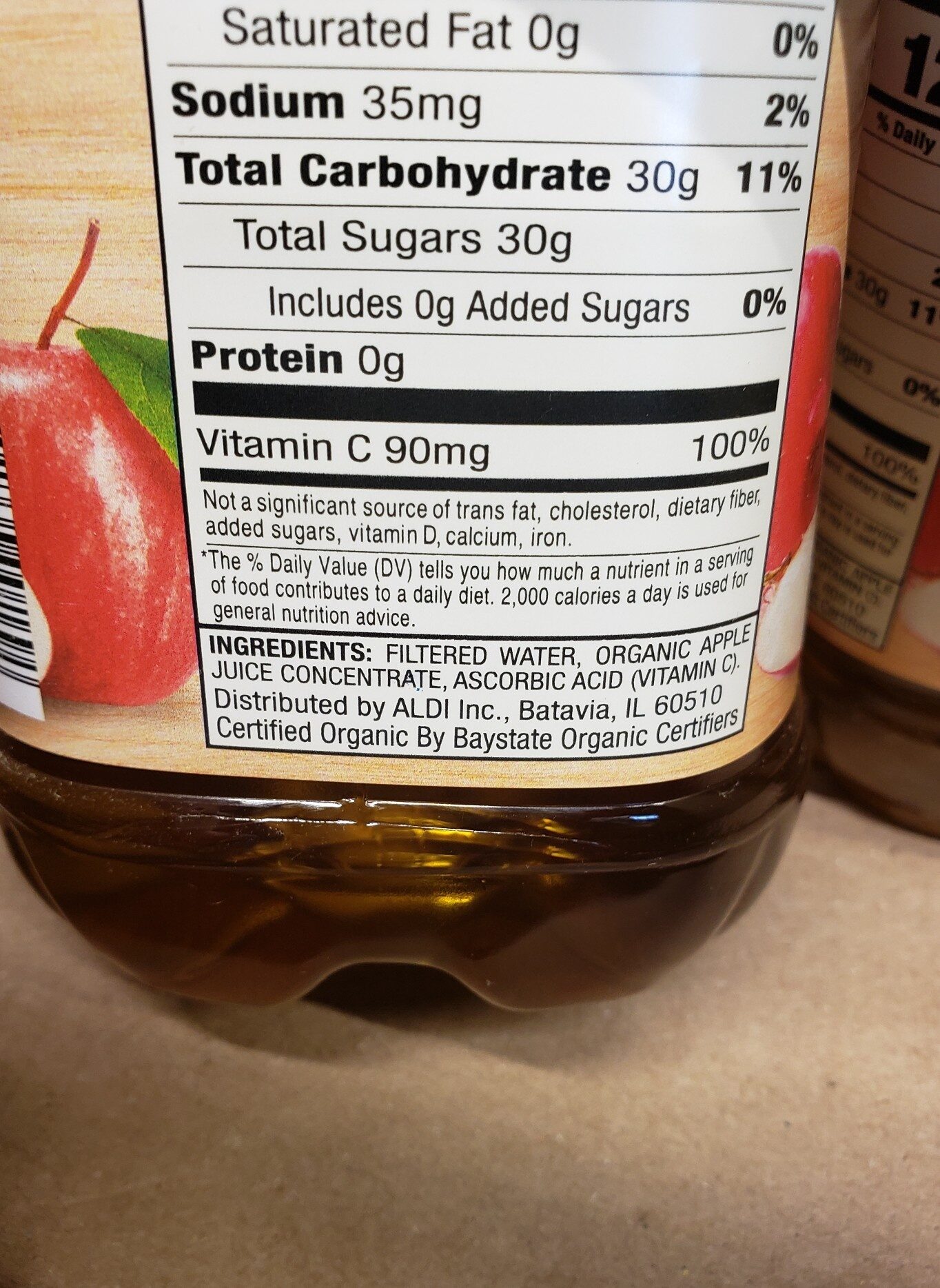 Apple 100% Juice organic - Ingredients