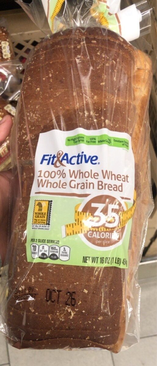100% Whole Wheat Whole Grain Bread - Product