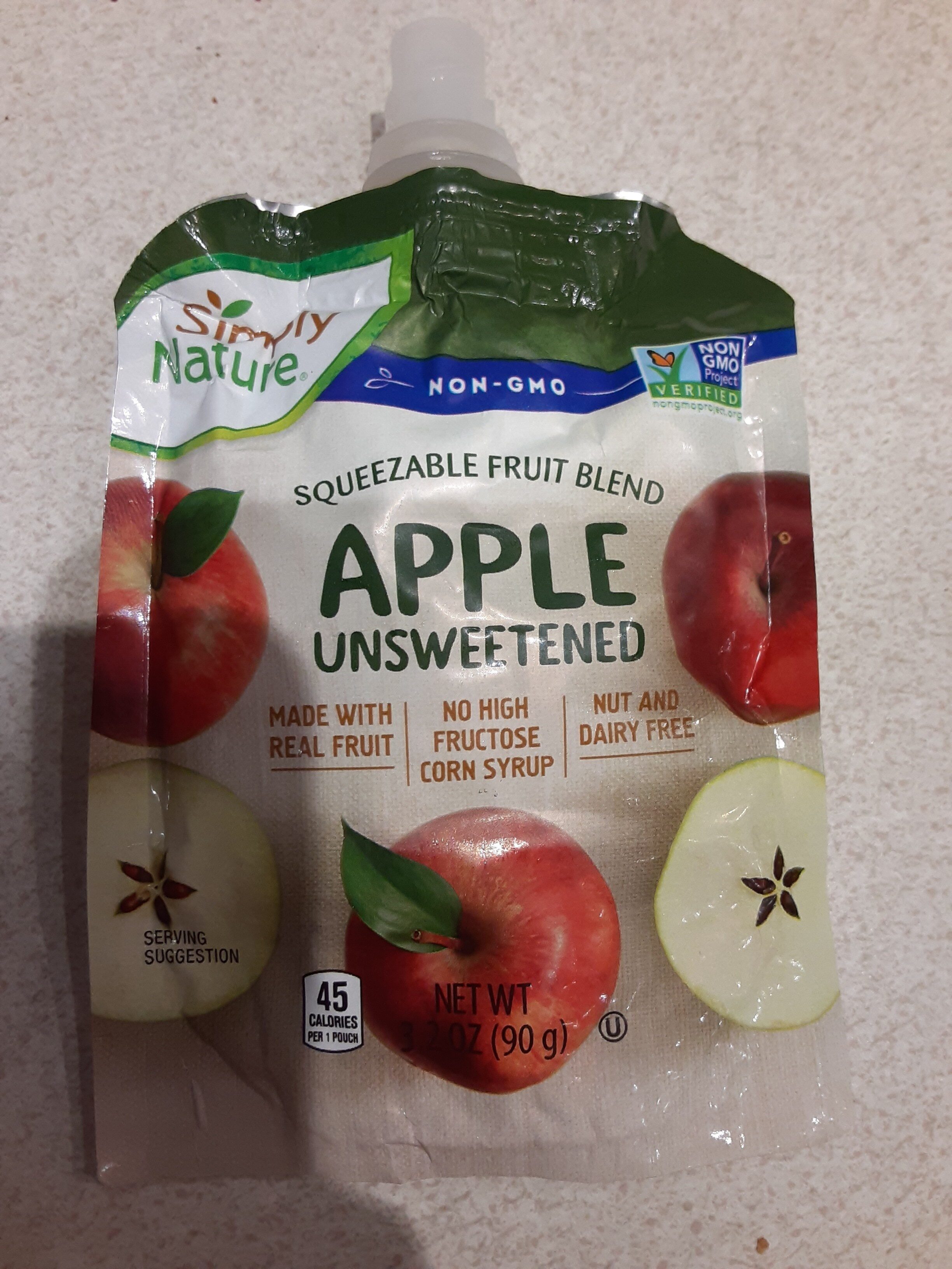 apple unsweetened pouch - Product