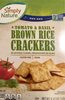 Tomato and basil brown rice crackers - Product