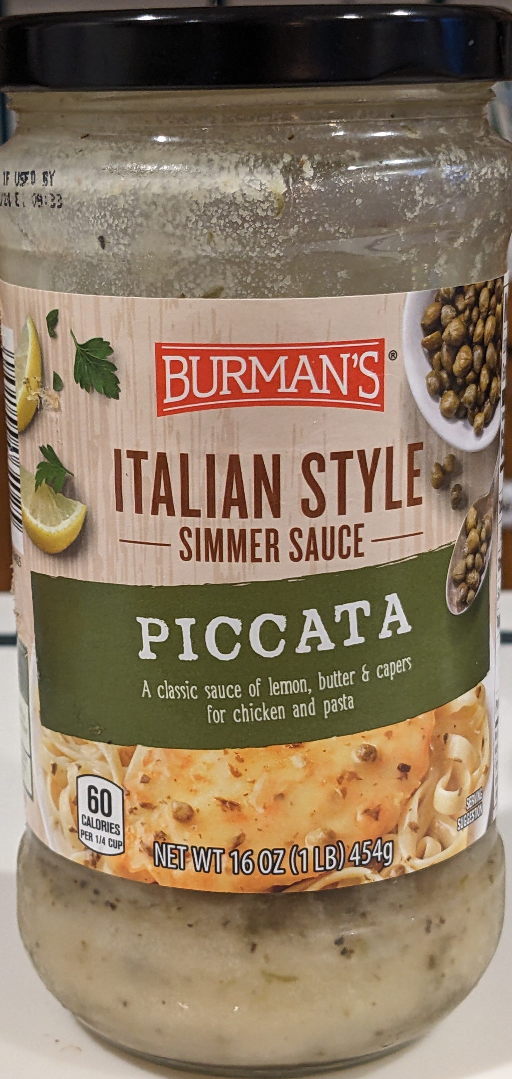 Piccata Simmer Sauce - Product