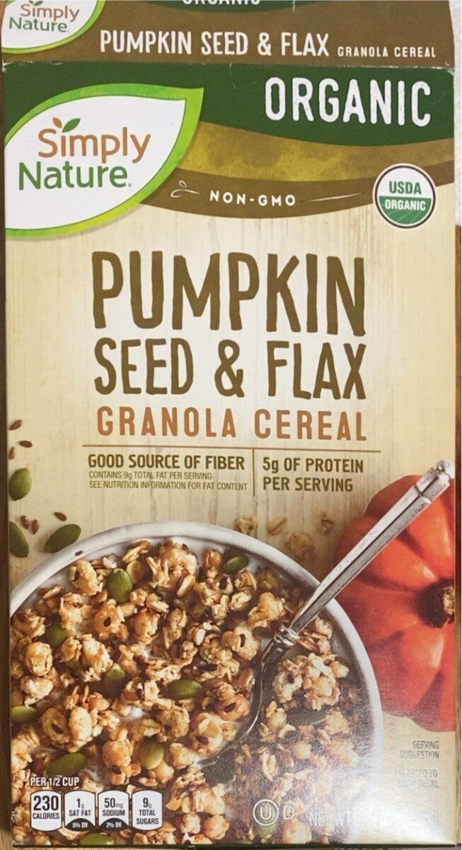 Pumkin Seed & Flax Granola Cereal - Product