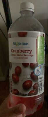 Cranberry flavored water - Product