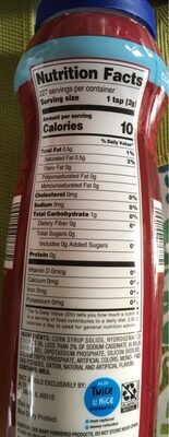 Friendly Farms - Nutrition facts